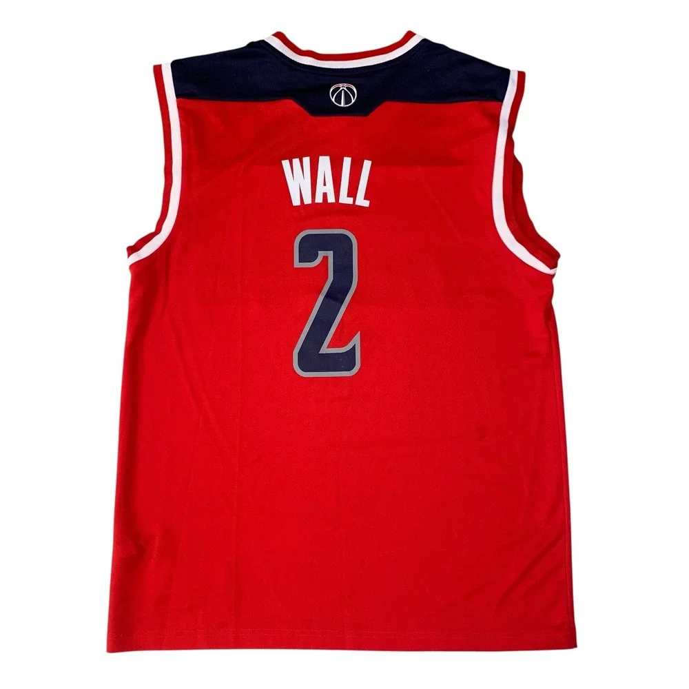 John Wall Washington Wizards #2 Adidas NBA Jersey Red Men's Medium Vintage 2012